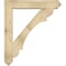 Ekena Millwork Olympic Arts and Crafts Rough Sawn Bracket w/ Offset Brace, Douglas Fir, 8"W x 42"D x 48"H BKT0806X42X48OLY03RDF - alternate 4